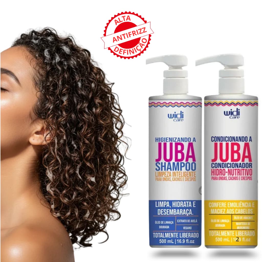 Kit Widi Care Juba Cachos Shampoo E Condicionador 500ml