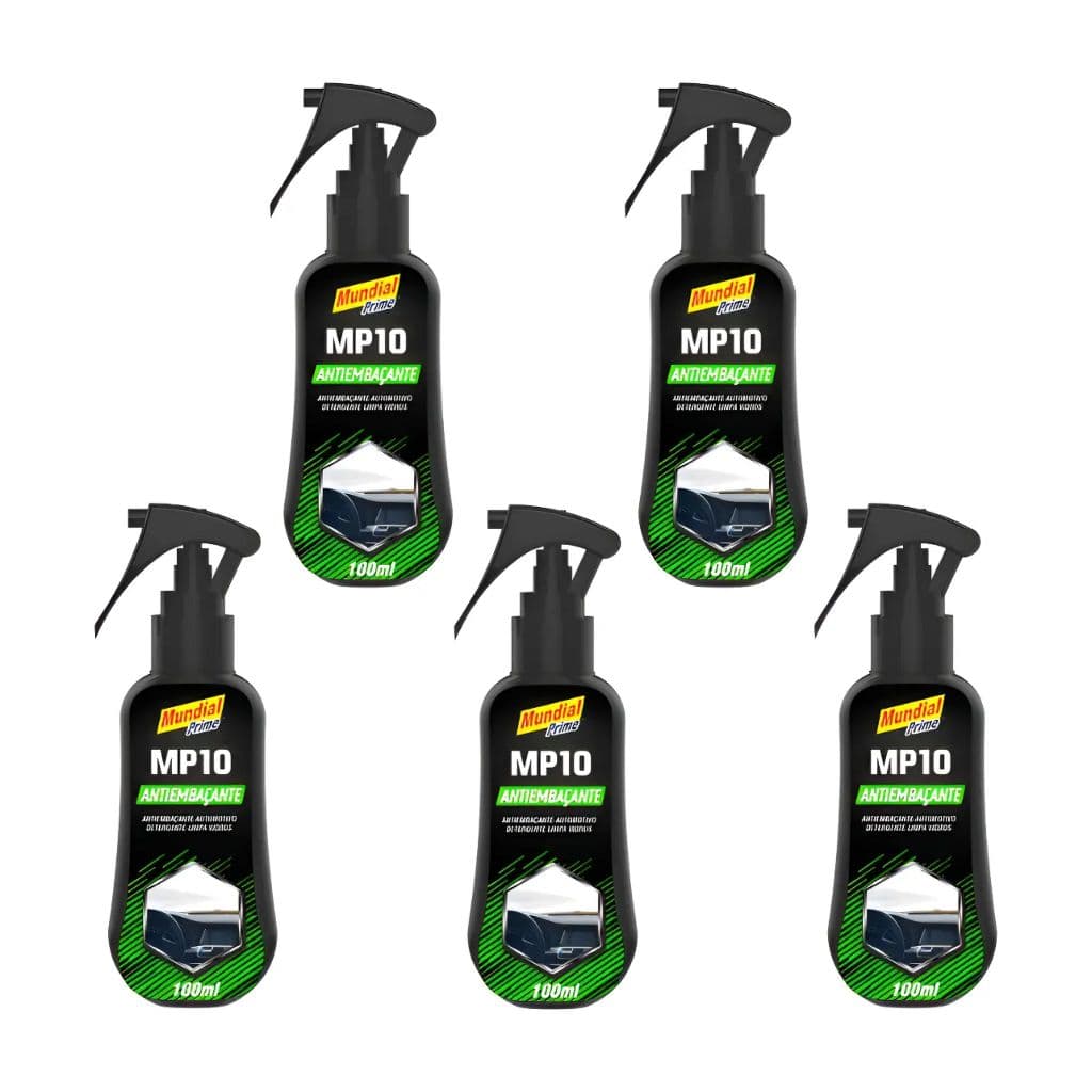 Kit 5 Antiembaçante Vidro Automotivo Espelho Parabrisa Top