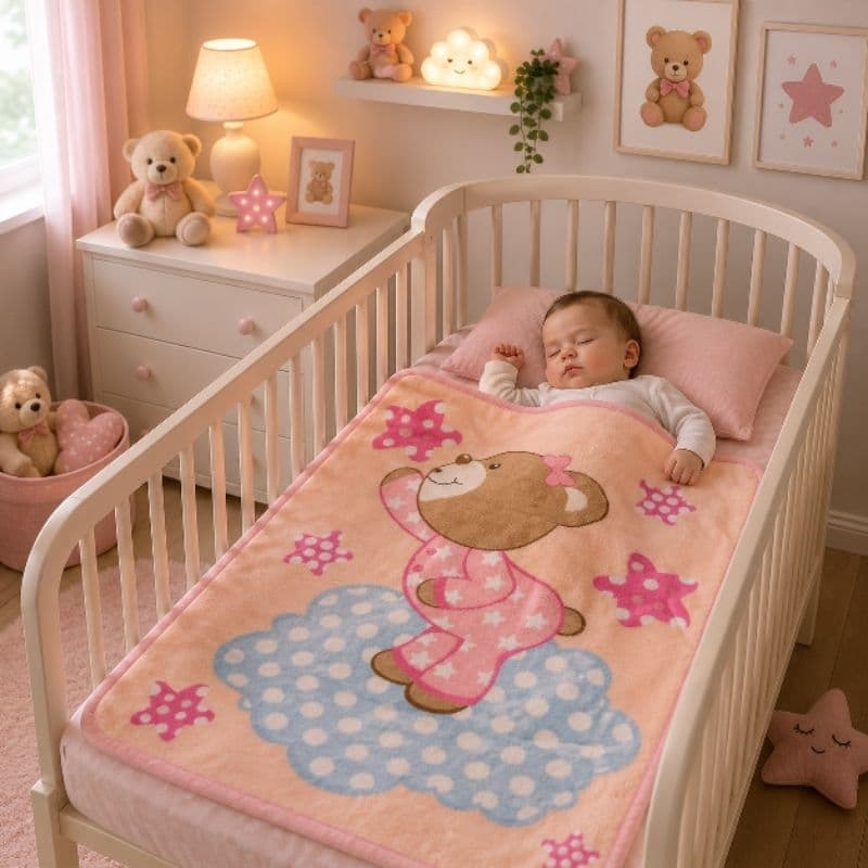 Cobertor Infantil Manta para Bebê Microfibra Soft Macio 90x1,10 cm Maternidade Menino Menina Enxoval Presente Oferta