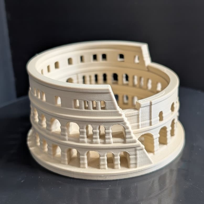 Miniatura Coliseu Romano Maquete Decoração Arquitetura Roma Enfeite Lembrança Viagem Casa Decorativo