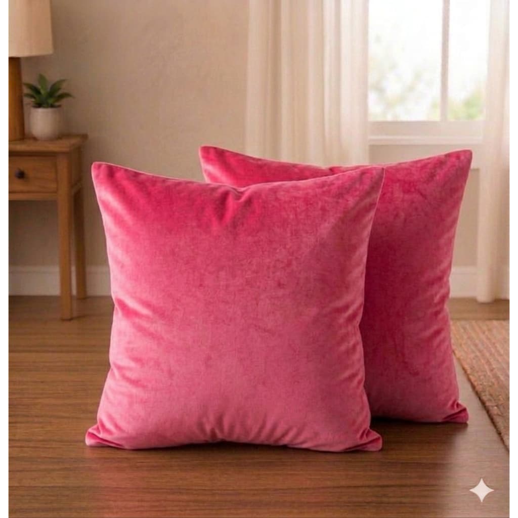 Kit 2 Capa de Almofada Suede Aveludado Tamanho de 42x42cm - Oferta Premium
