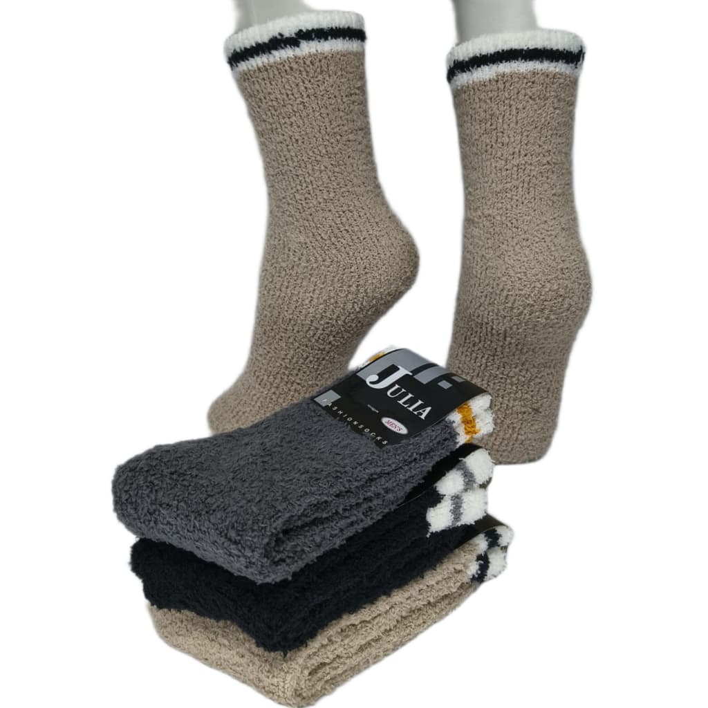 01 Par Meia Unissex Adulto Soft Felpuda Quente Para Inverno Calça 37 a 42