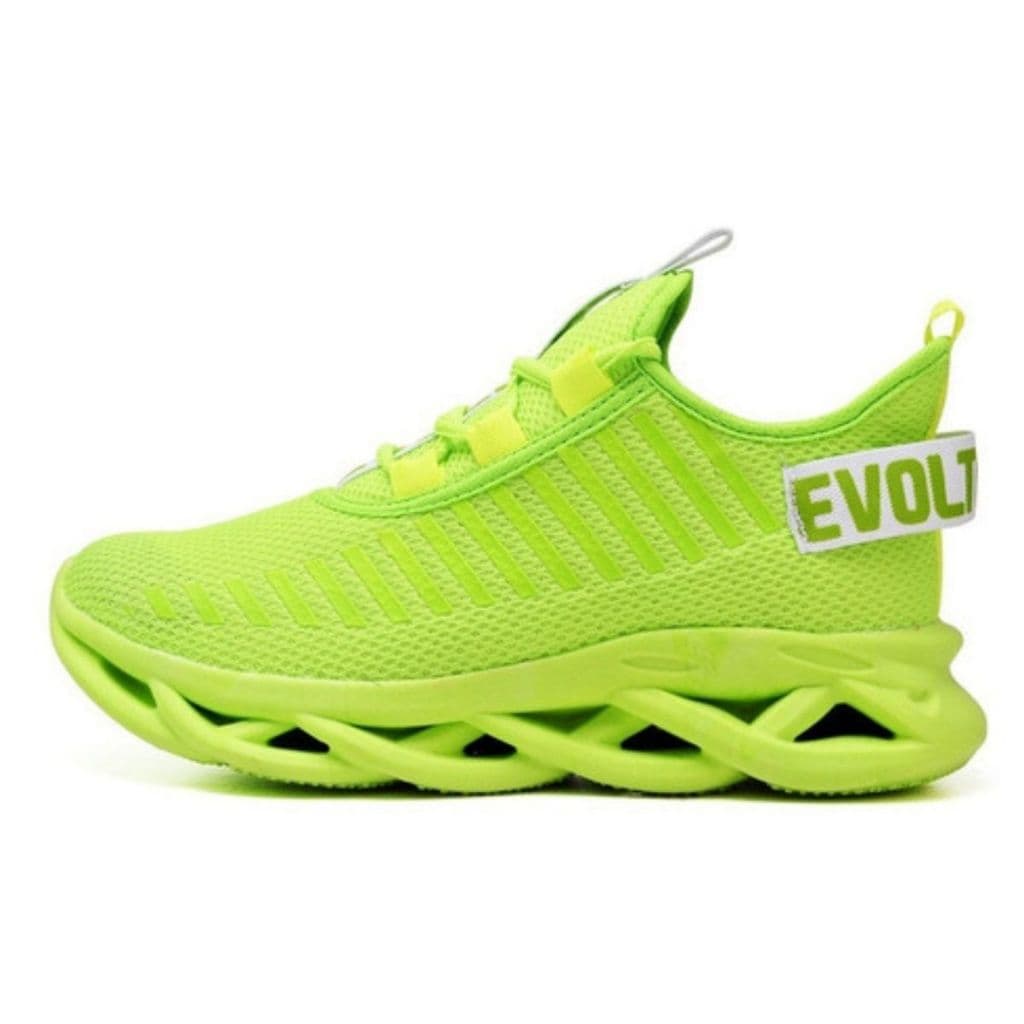 Tênis Evoltenn Feminino Esporte Casual Sola Trançada Leve e Confortável - Verde
