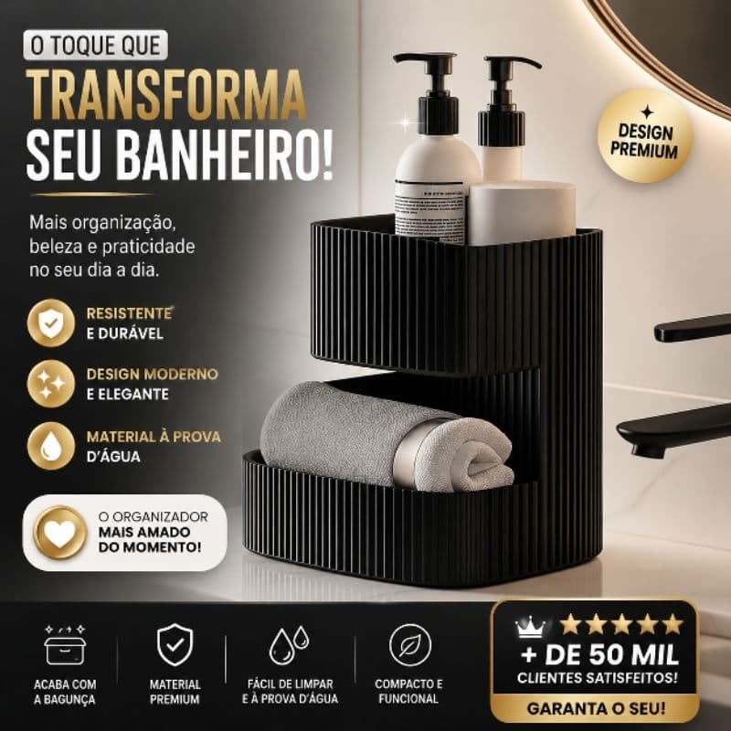 ORGANIZADOR PARA BANHEIRO
