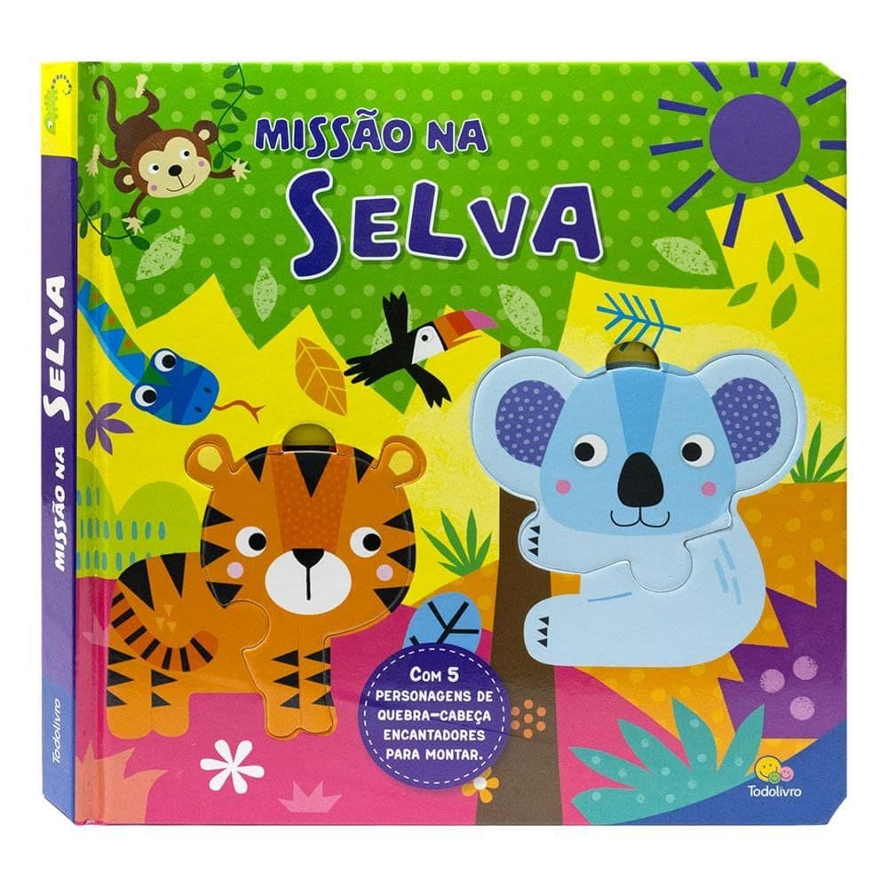Livro - Aventuras que se Encaixam: Missão na Selva