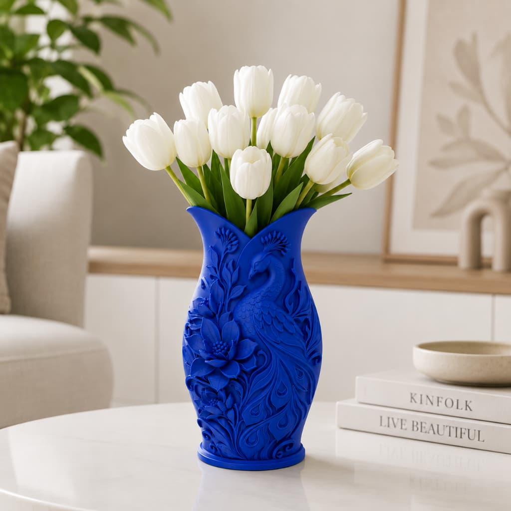 Vaso De Flor Decorativo Moderno Variedades De Cores Impressão 3D