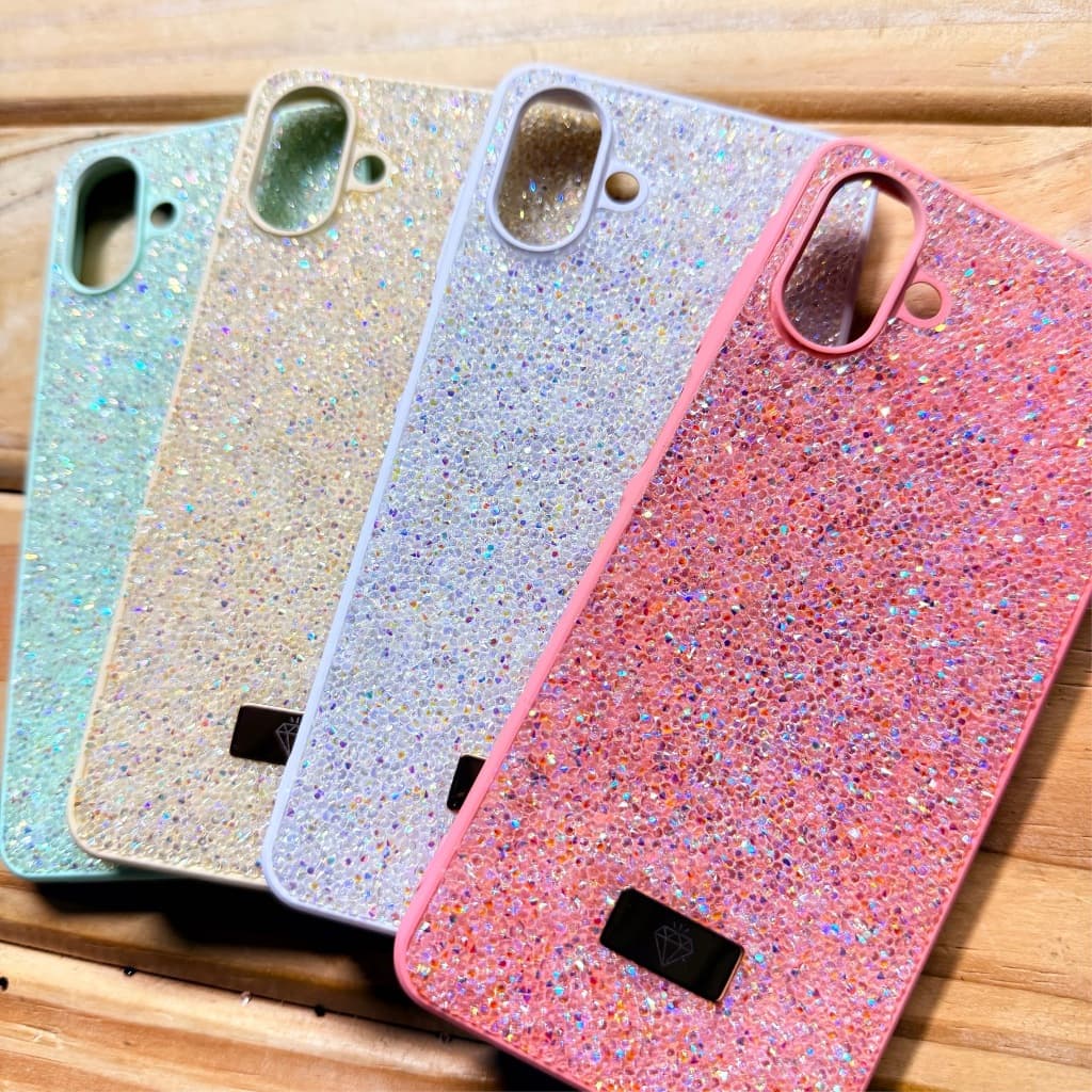 Capa Capinha Samsung Galaxy A07 / Samsung A06 Glitter Strass anti Impacto Silicone Aveludado Premium Feminina Luxo