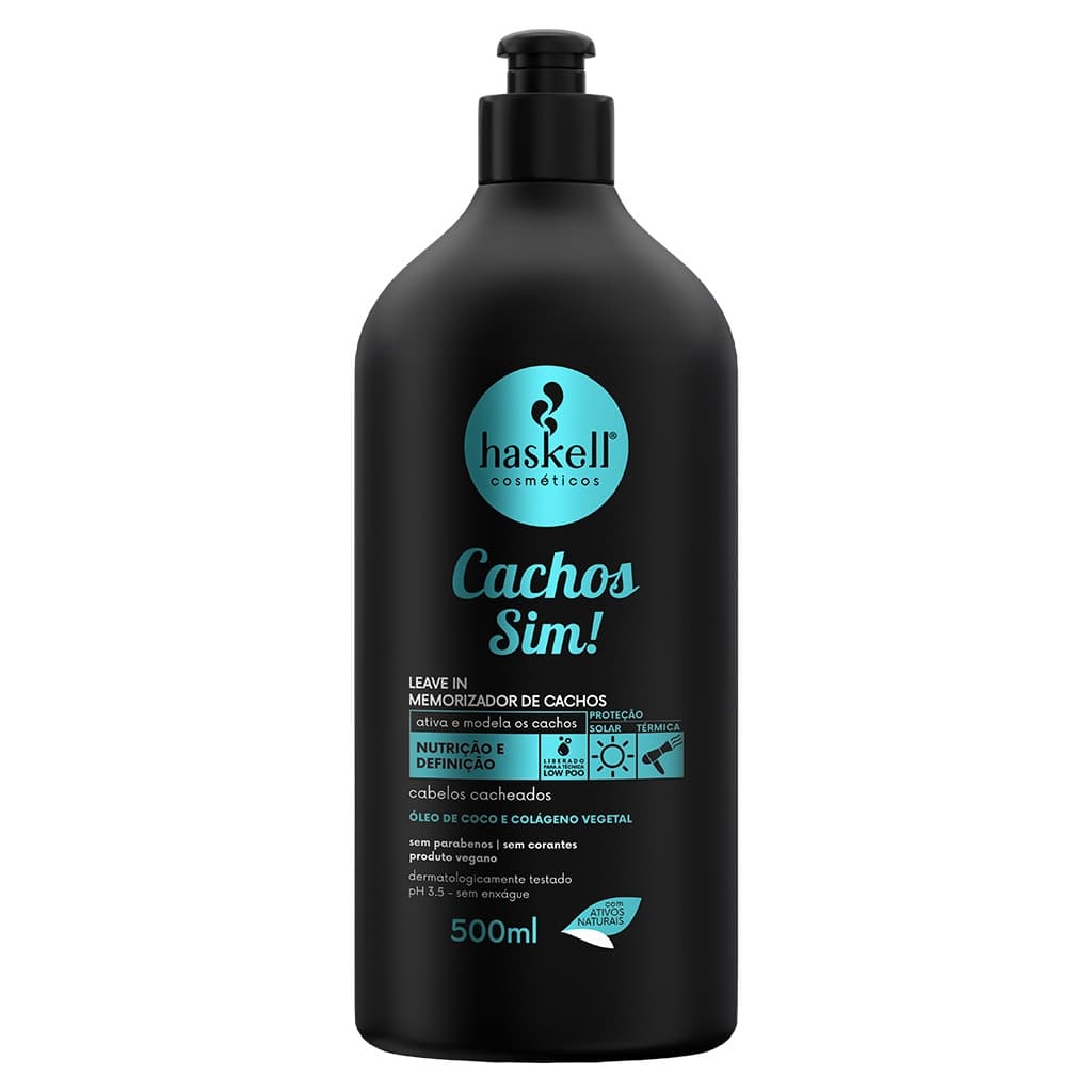 LEAVE IN MEMORIZADOR 500ML CACHOS SIM HASKELL