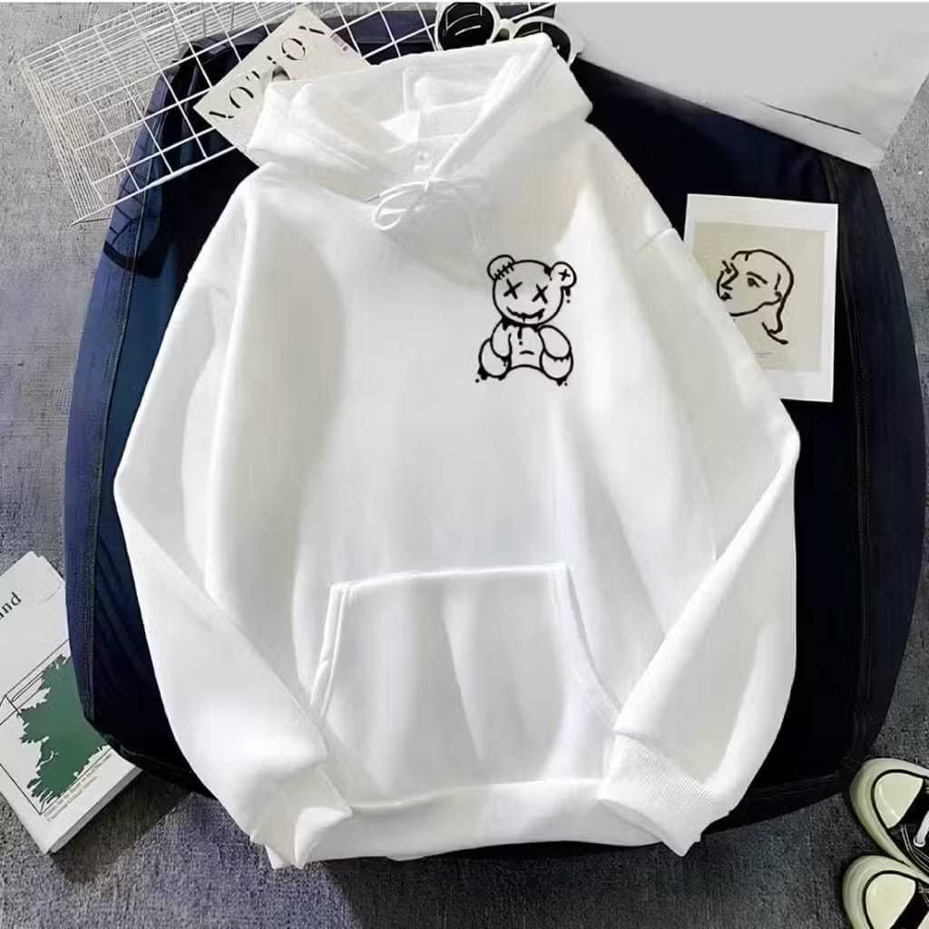 Blusa de Moletom Canguru Urso Estampa Premium Envio Imediato