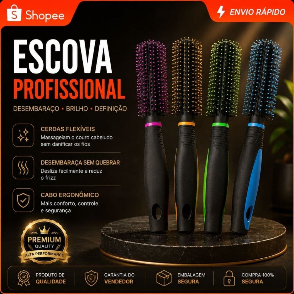 ESCOVA PROFISSIONAL DE CABELO