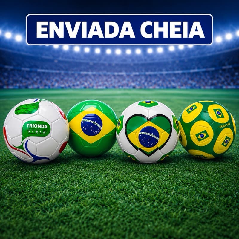 Mini Bola do Brasil Divertida | Bola de Futebol Infantil
