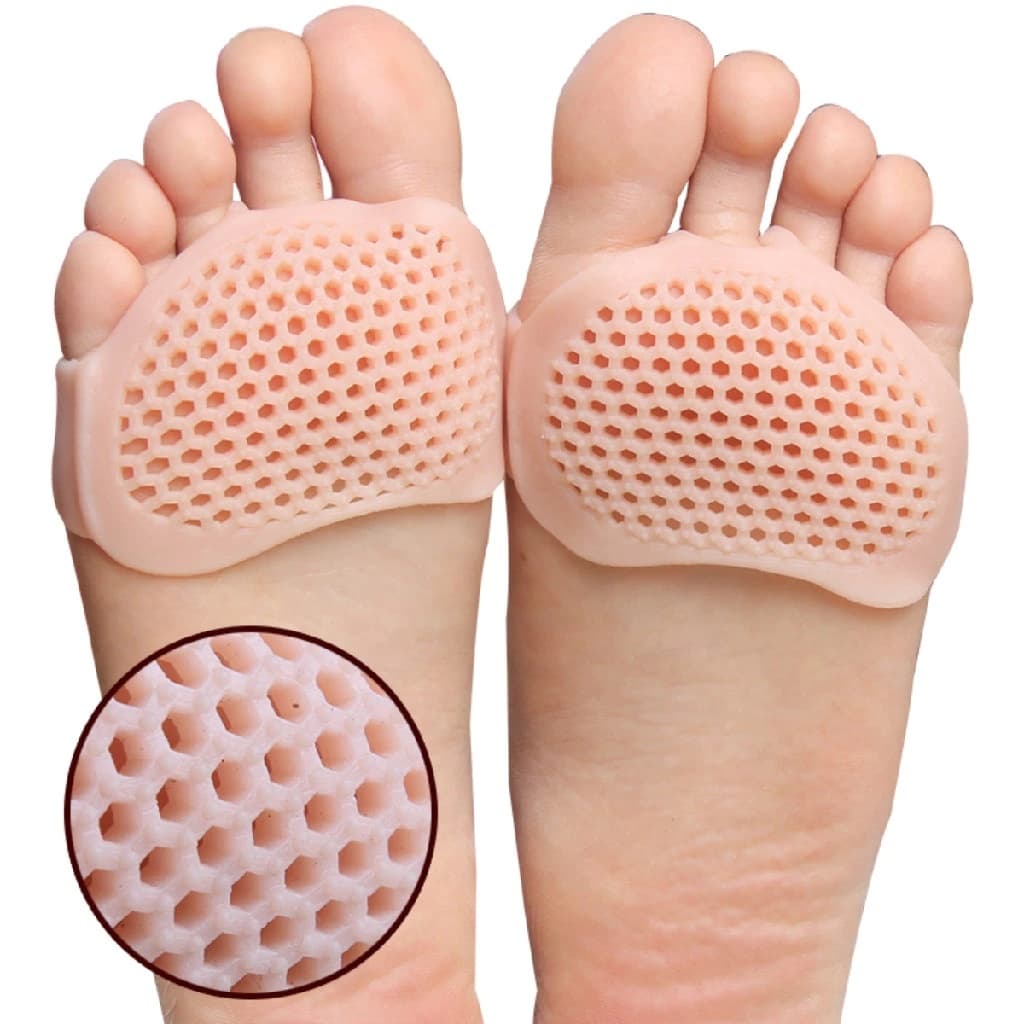 Par Palmilha De Silicone Apoio Plantar Protetor Joanete conforto para pés Anti Calos Planta dos Pés