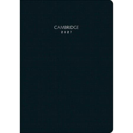Agenda 2027 Planner Grampeada Cambridge Preta Tilibra