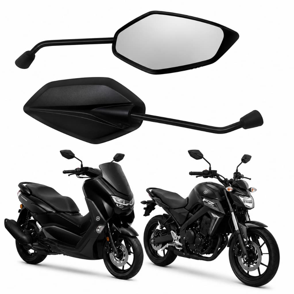 Par Espelho Retrovisor Yamaha Nmax 160 Xtz 125 Tenere 250