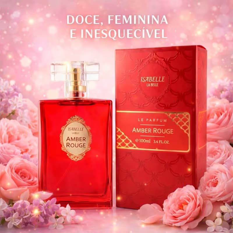 PERFUME AMBER ROUGE - ÁRABE - ISABELLE LA BELLE - 100ml