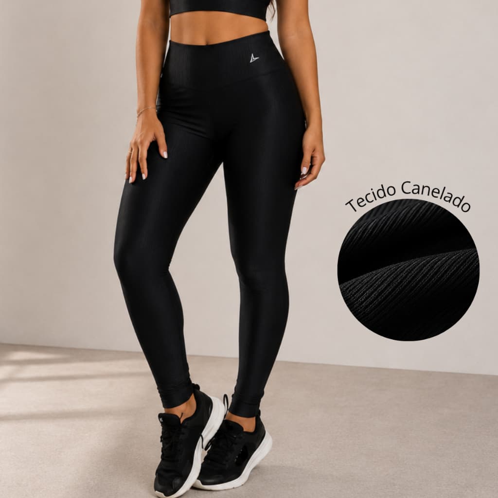 Calça Legging Feminina Poliamida Academia Zero Transparência