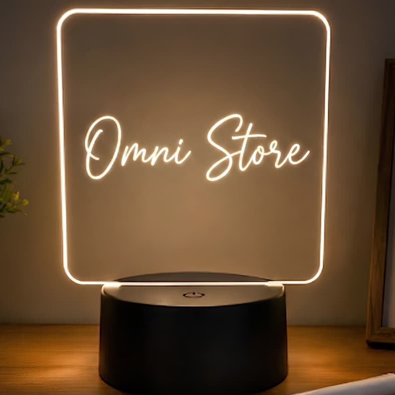 Luminária Lousa Led Caneta magica USB ou pilhas quarto sala escritório presente namorados família