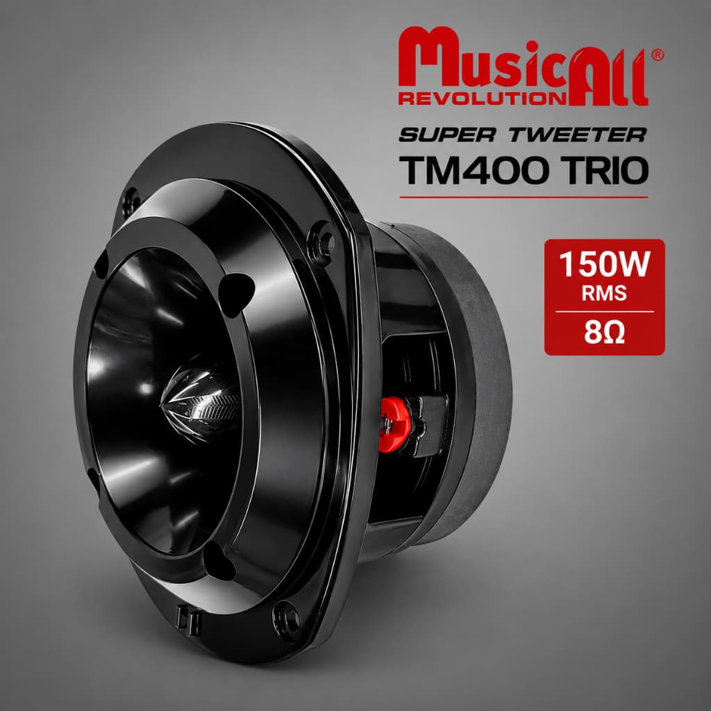 Super Tweeter St400 300w Musicall Tm400 Tuiter Tuiti Para Som Automotivo Som Profissional Som Residencial Para Caixa