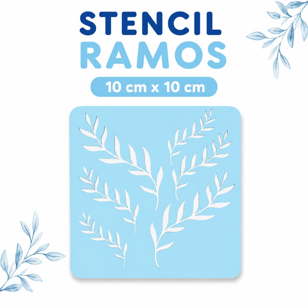 STENCIL RAMOS (10 X 10 CM)