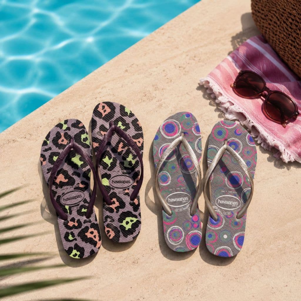Chinelos Havaianas Slim Feminino 41/42 Tamanho Especial Original Confortável Leve Macio