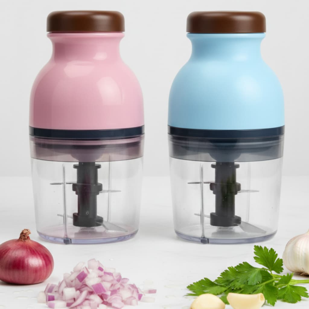 Mini Moedor Elétrico De Carne De Alimentos Picador De Frutas 110v Envio imediato