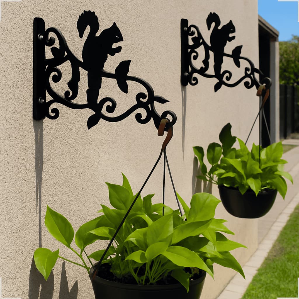 Kit 2 Suportes para Plantas em Parede Uso em Casa e Apartamento