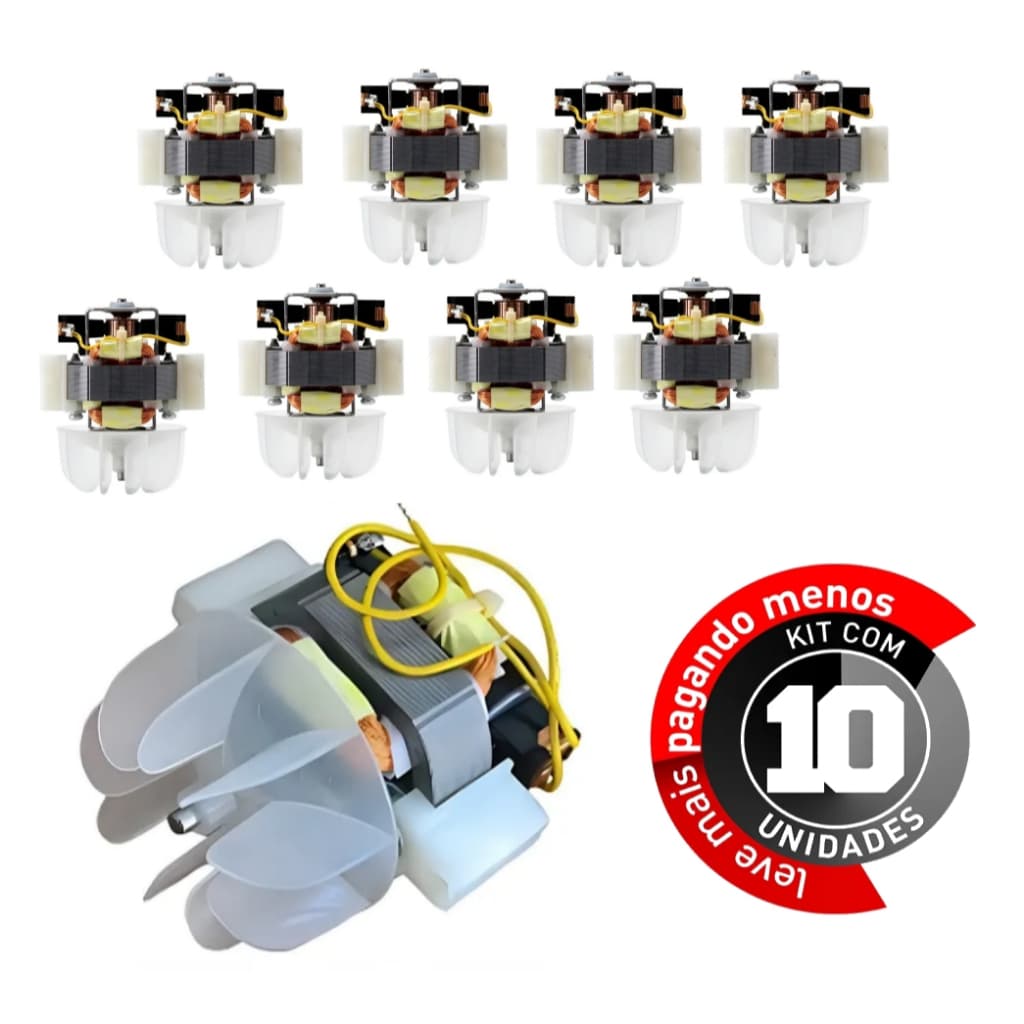Kit 10 Motores para reposição de secadores de cabelo Melhor Preço Do Mercado!