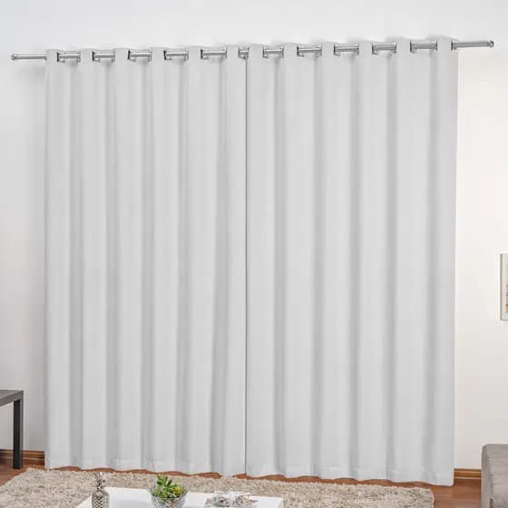 Cortina 4,00 X 2,40 de Micro Percal Para Sala  Quarto e Apartamento