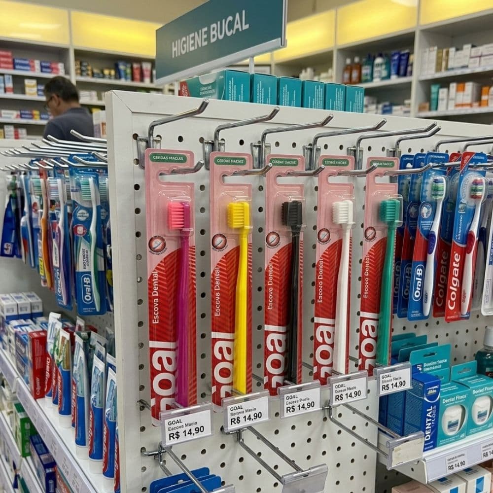 Escova De Dente Com Protetor De Cerdas Macia
