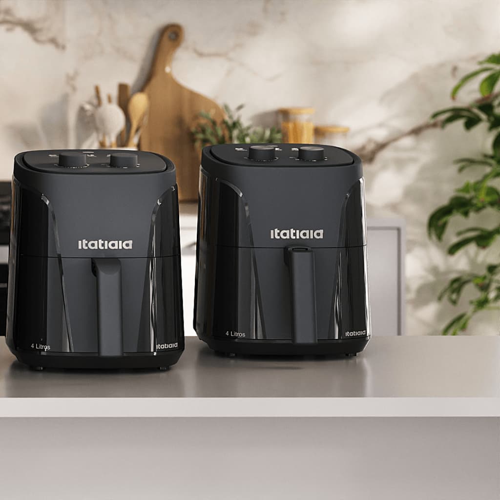 Fritadeira Air Fryer Itatiaia 4L 1400W 127V – Sem Óleo e Alta Potência