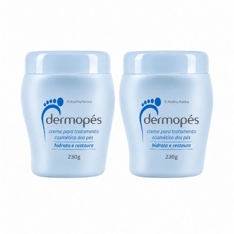 Kit 2x Dermopés Hidrata e Restaura 230g Abelha Rainha – Tratamento Profundo com Ureia e Manteiga de Karité