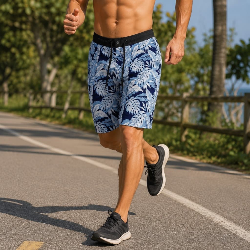 Combo Com 5 Bermudas Tactel Surf Adulto Masculina Moda Praia Academia