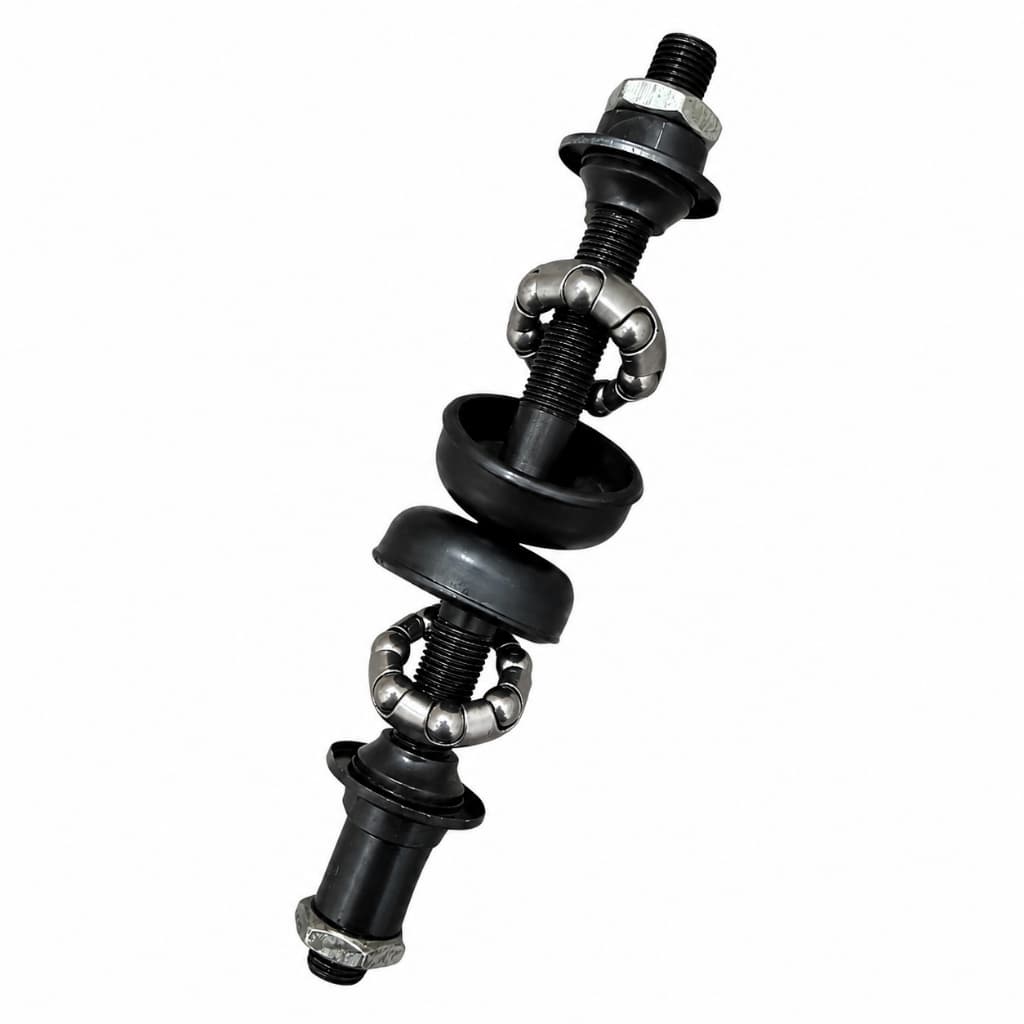 Eixo Traseiro Furado 145mm Completo P/ Bicicleta C/ Blocagem