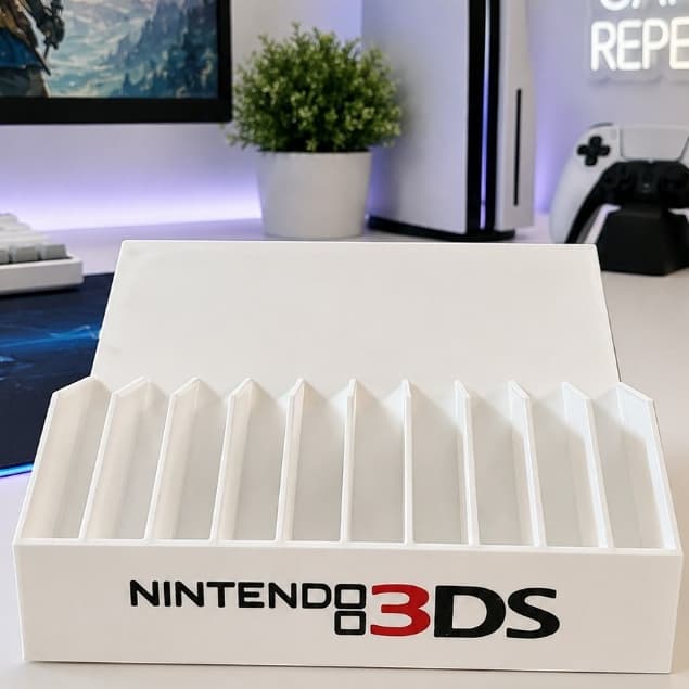 Suporte Organizador Expositor De Cartuchos Fitas Nintendo 3DS E DS Gamer