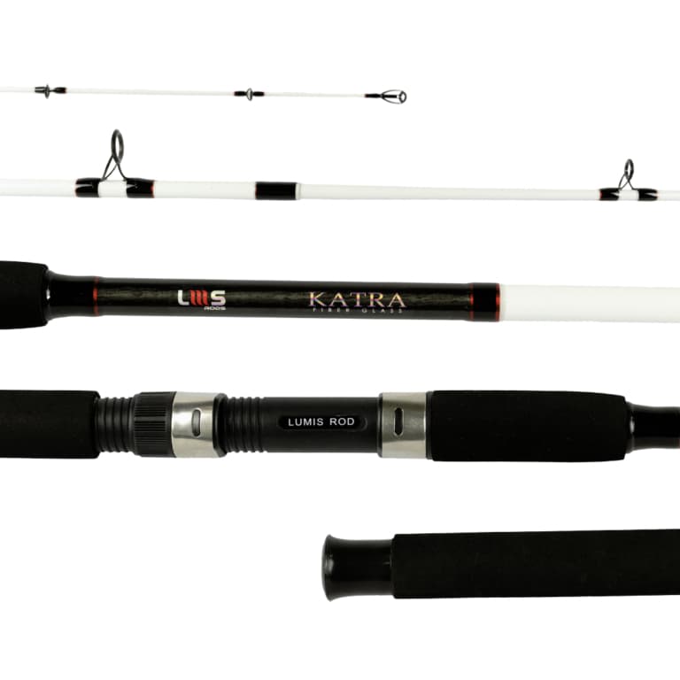 vara para pesca lumis katra 2,40m 20-50 lbs carretilha