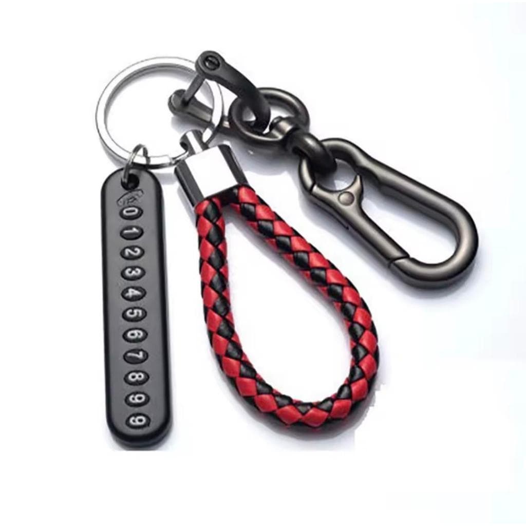 Chaveiro Antiperda com Placa de Numeros- Prático e Estiloso para Carros Mochilas e Chaves