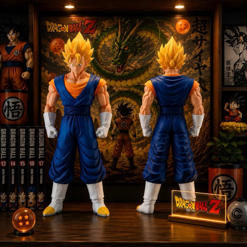Action Figure Vegetto Super Sayajin 26Cm Goku E Vegeta Fusão Dragon Ball Z Banpresto