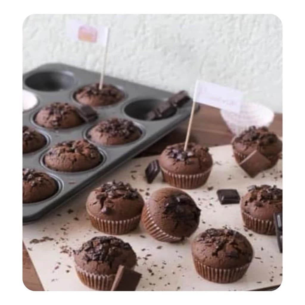 Forma Assadeira Antiaderente Bolo Cupcake Pao Tortinhas 12 cavidades