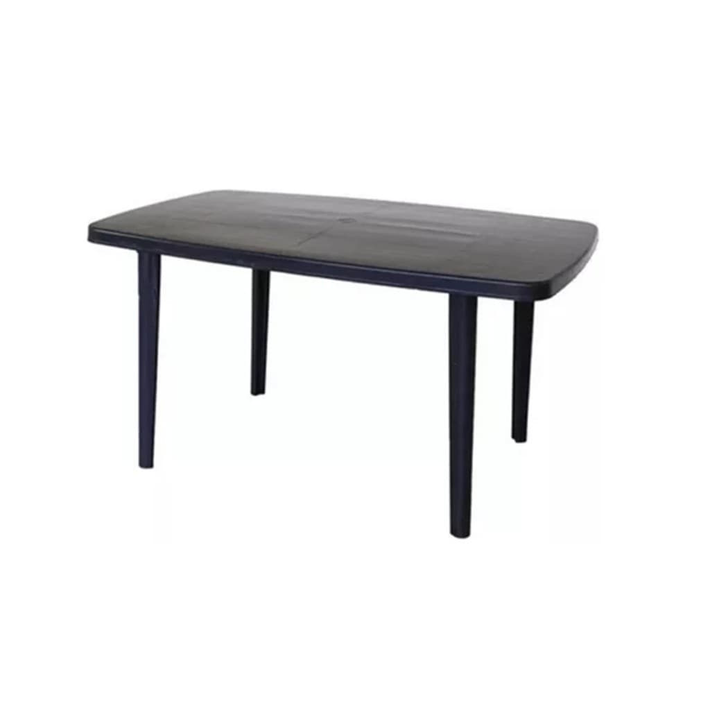 Mesa Retangular De Plástico Com Pés Desmontáveis Resistente E Multiuso