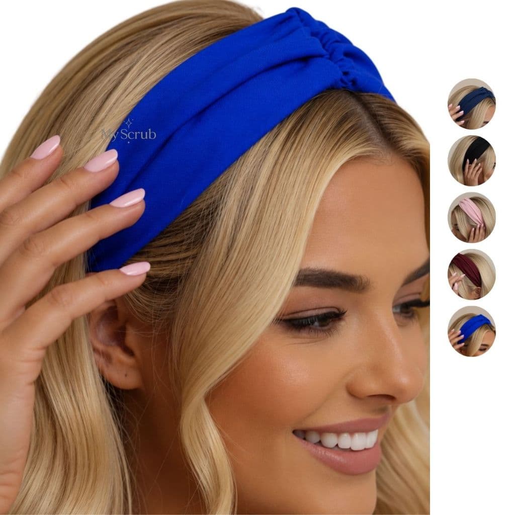 Faixa de Cabelo Turbante profissional médica biomedica vet enfermeira clínica elegante varias cores tecidohelanca -FAIXA