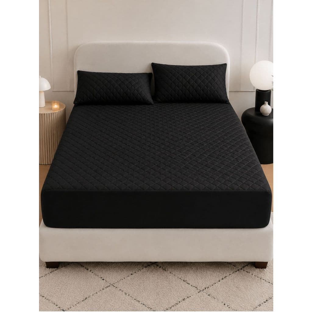 Kit Protetor Impermeável Para Colchão Casal Queen Com Fronha Diversas Cores - Comfort