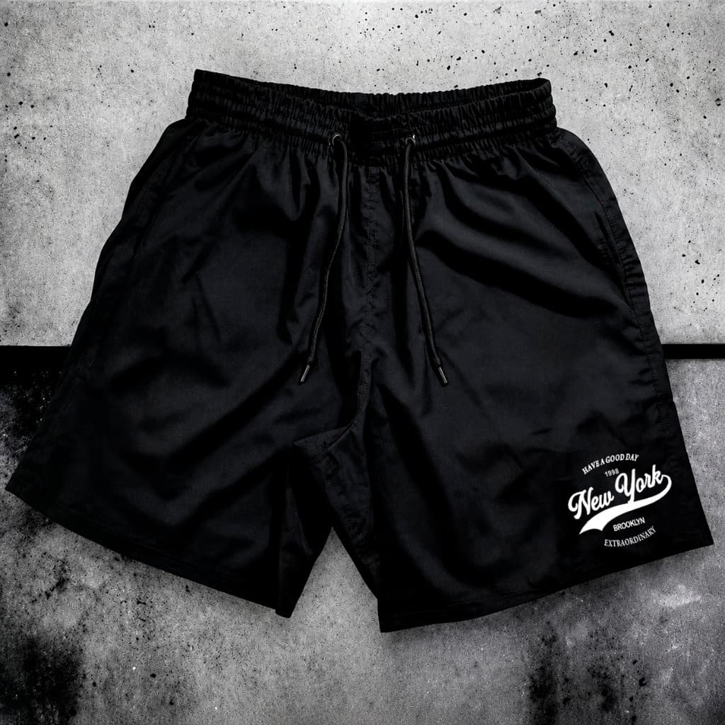 Short Bermuda Masculina Mauricinho Esportiva New York Antiodor Para Academia Basquete Corrida Tactel