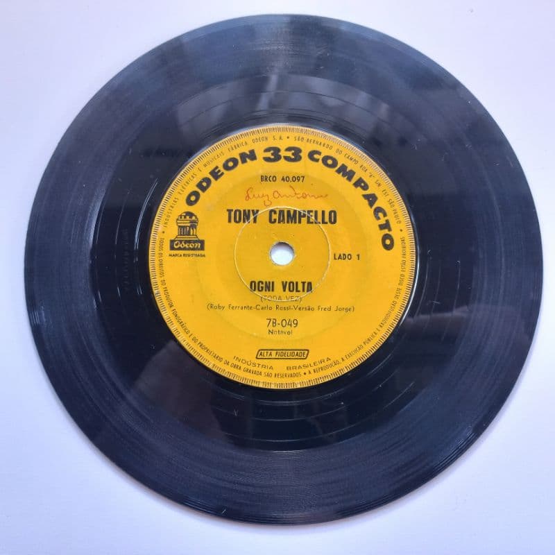 Vinil compacto Tony Campello "Ogni volta"