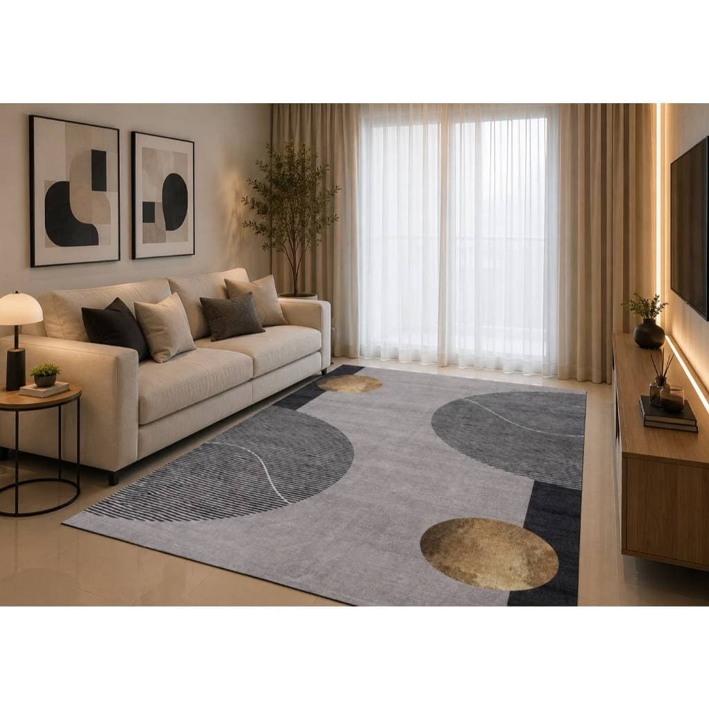 Tapete De Sala Ideehome 140x200 Antiderrapante Macio