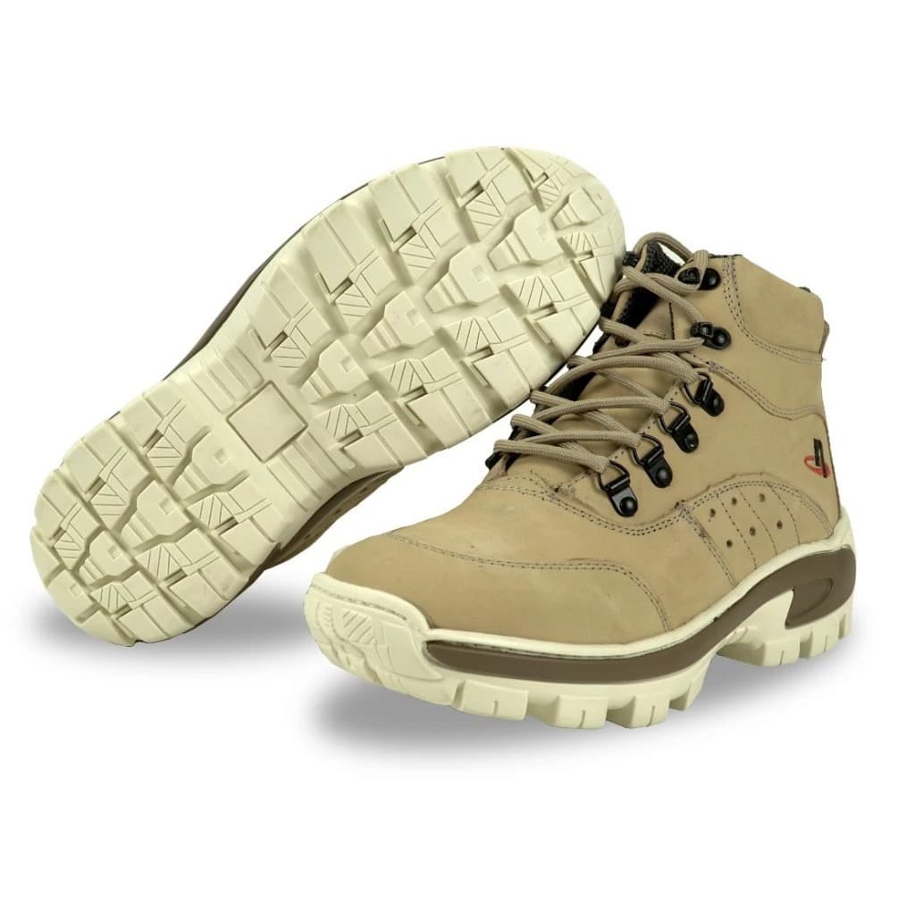 Bota Masculina Couro Legítimo Adventure Reforçado Coturno Promoção