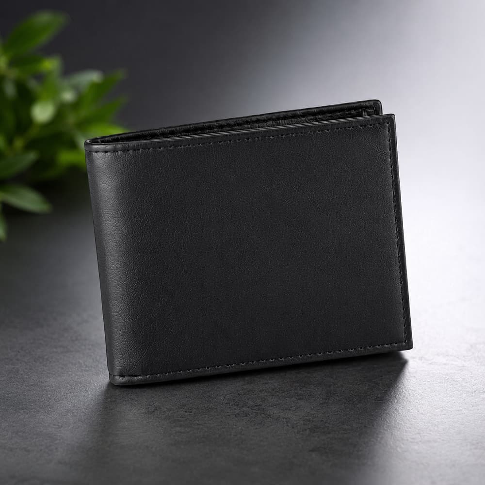 Carteira Masculina Slim Couro Sintético Porta Cartões Compacta Premium