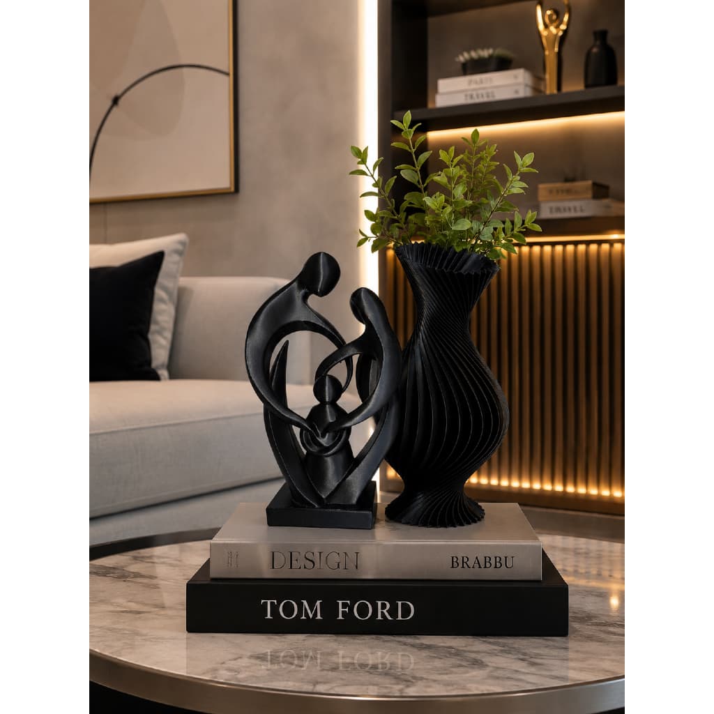Duo Família e Vaso Elegance