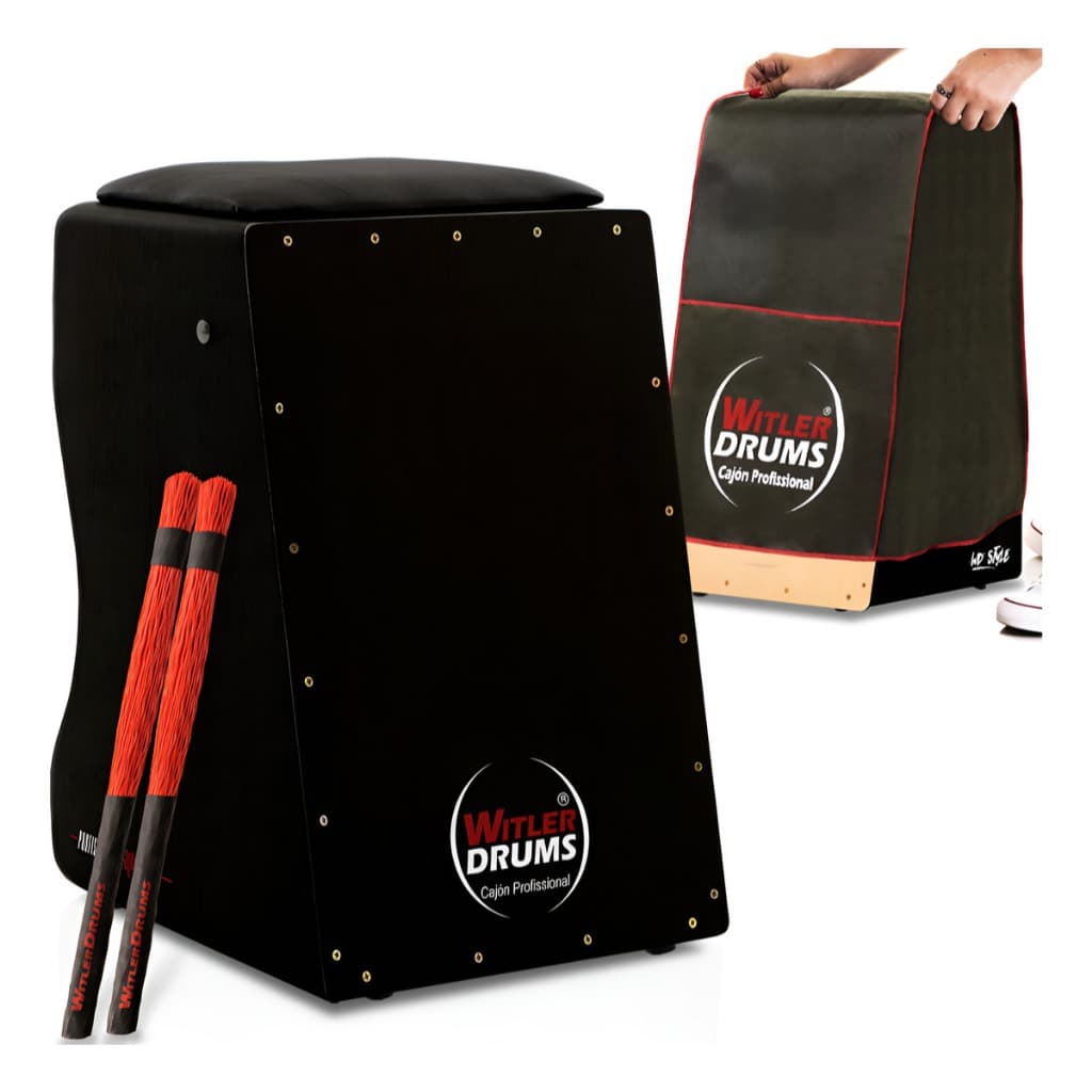 CAJÓN TRADICIONAL ELÉTRICO PROFISSIONAL | G | PRETO