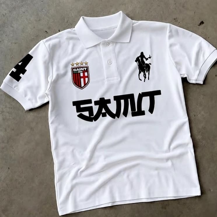 Camisa Polo Saint Italy Milão em Piquet