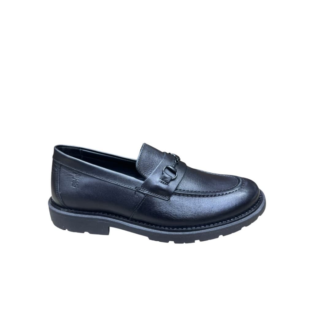Sapato Masculino Social Casual Mocassim Marrom Confortável Solado Tratorado